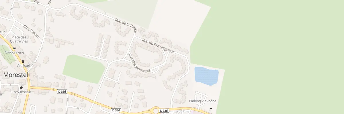 Plan du 28 Rue du Pré Seigneur à Morestel