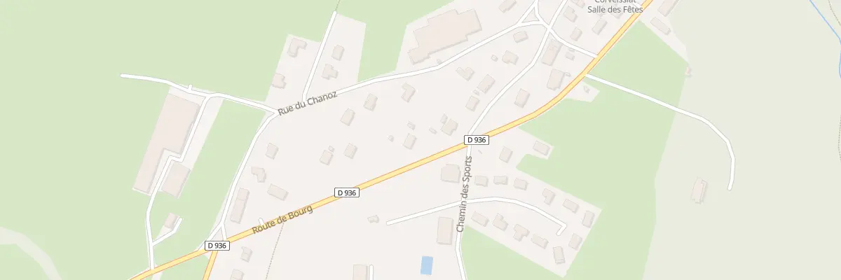 Plan du 516 Rte de Bourg à Corveissiat