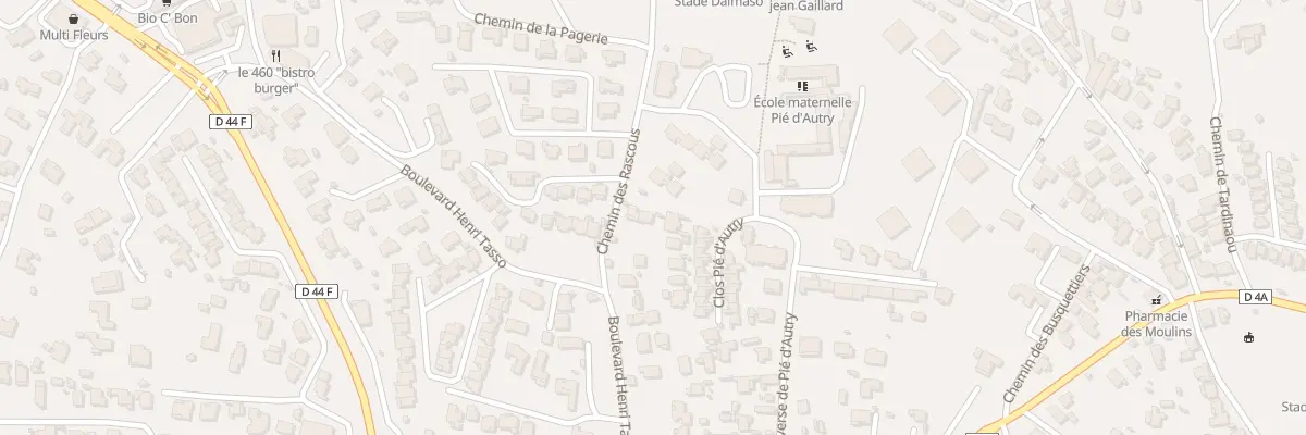 Plan du 74 Bd Henri Tasso à Allauch