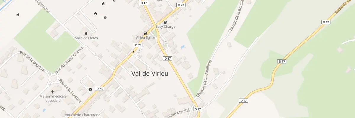 Plan du 101 Rue du Champ de Mars à Val-de-Virieu
