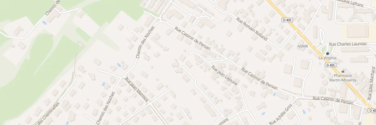 Plan du 26A Rue Jean Lejeune à Dole