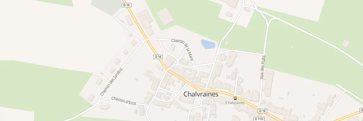 Plan du 1 Rue du Champ de Foire à Chalvraines