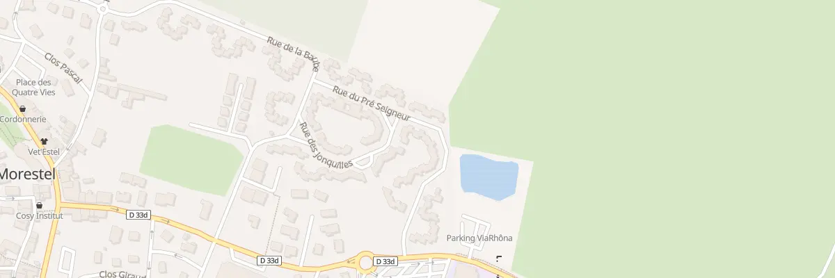 Plan du 30 Rue du Pré Seigneur à Morestel