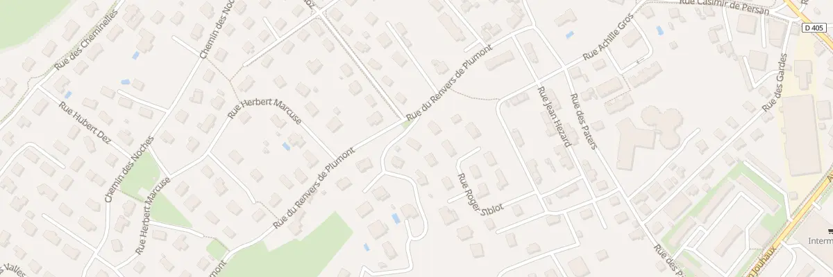Plan du 6 Rue du Renvers de Plumont à Dole