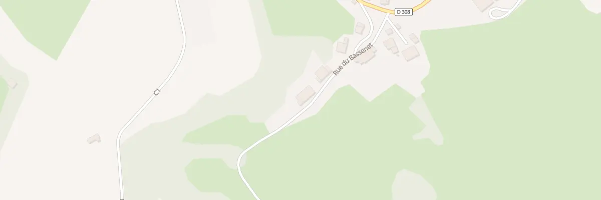 Plan du 8 Rue du Bassenet à Haute-Amance