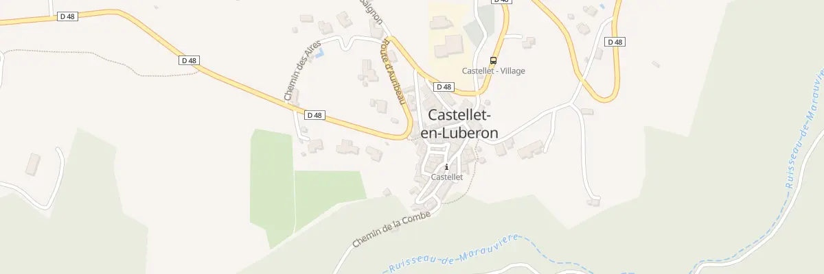 Plan du 5A Rte d’Auribeau à Castellet-en-Luberon