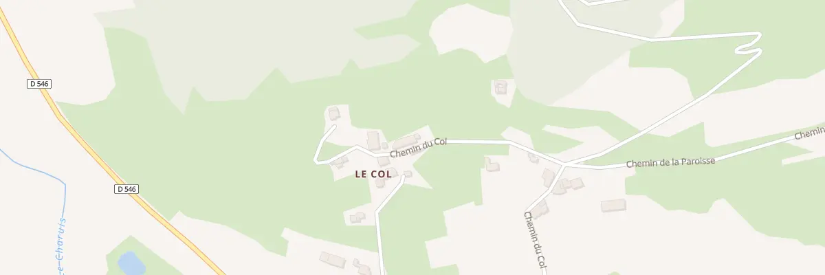 Plan du 5060 Le Col à Mévouillon