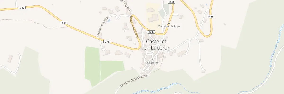 Plan du 3 Rte d’Auribeau à Castellet-en-Luberon