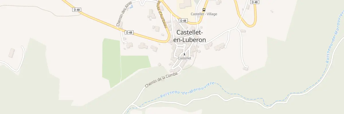 Plan du 14 Rue Haute à Castellet-en-Luberon
