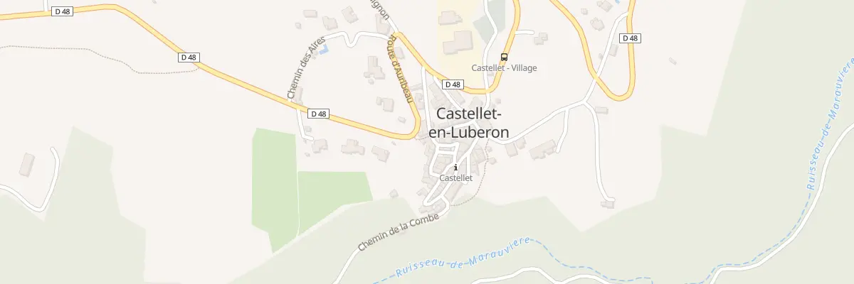 Plan du 2 Rue Haute à Castellet-en-Luberon