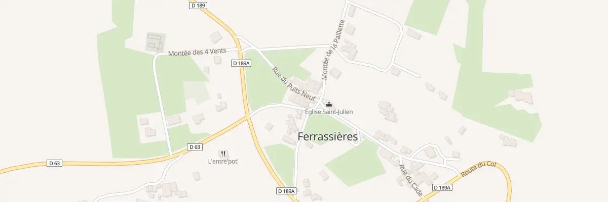 Plan du 5006 Le Village à Ferrassières
