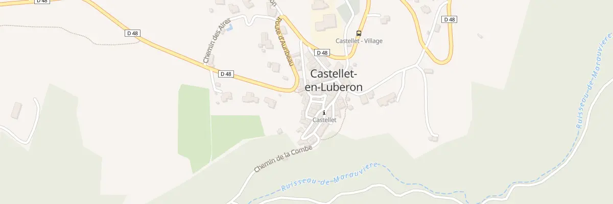 Plan du 6 Rue Haute à Castellet-en-Luberon