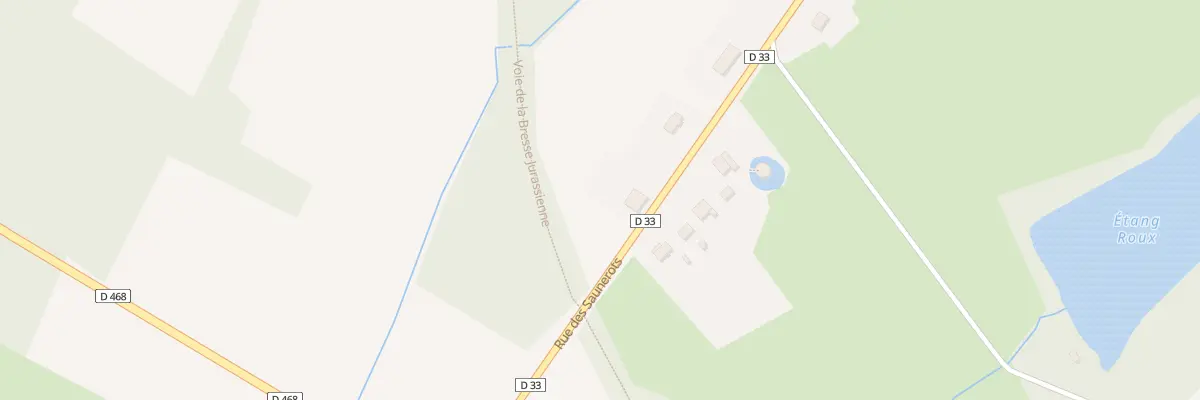 Plan du 1 Rue des Saunerots à Foulenay