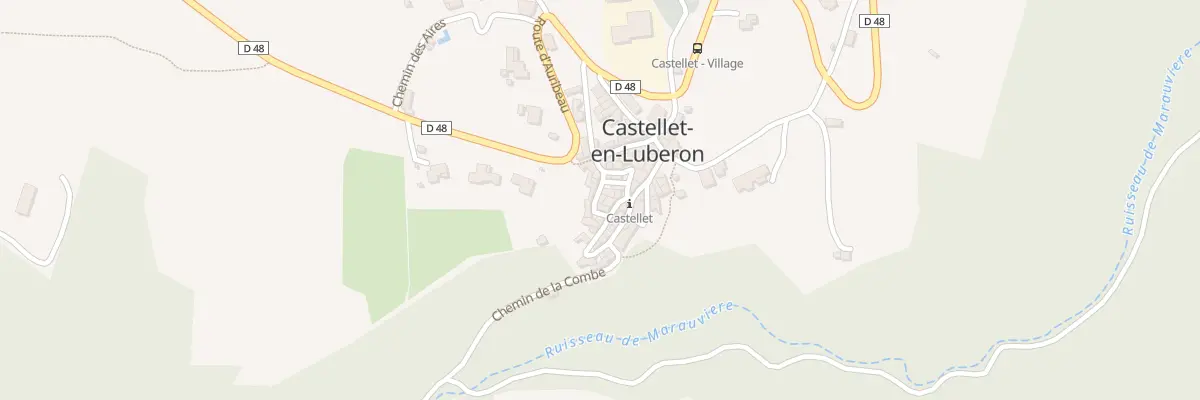 Plan du 3 Rue Haute à Castellet-en-Luberon
