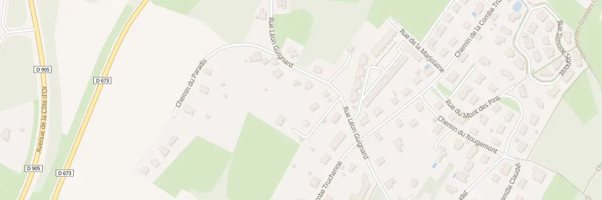 Plan du 122 Rue Léon Guignard à Dole