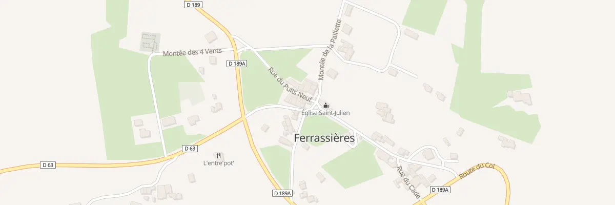 Plan du 15 Rue du Puits Neuf à Ferrassières