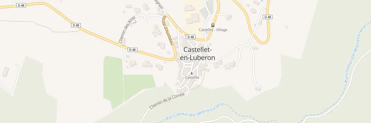 Plan du 4 Rue de la Vieille Commune à Castellet-en-Luberon