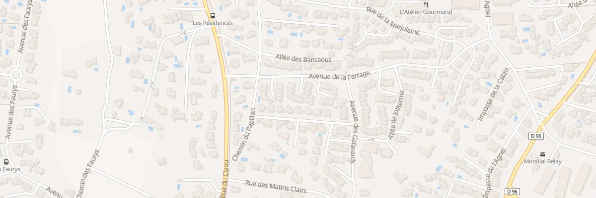 Plan du 65 Av de la Ferrage à Venelles
