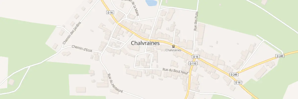 Plan du 3 Rue du Jeu de Paume à Chalvraines