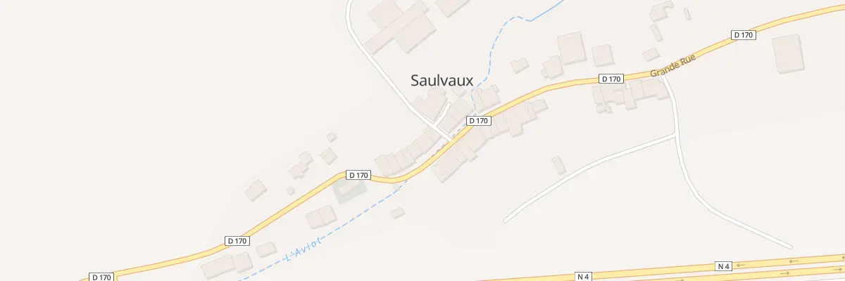 Plan du 11 Gr Grande Rue à Saulvaux