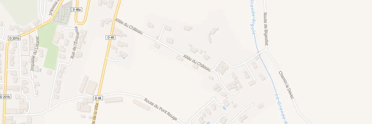 Plan du 188 All du Chateau à Poliénas