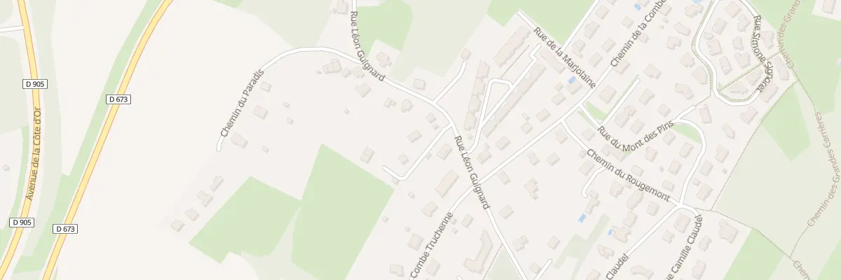 Plan du 114 Rue Léon Guignard à Dole
