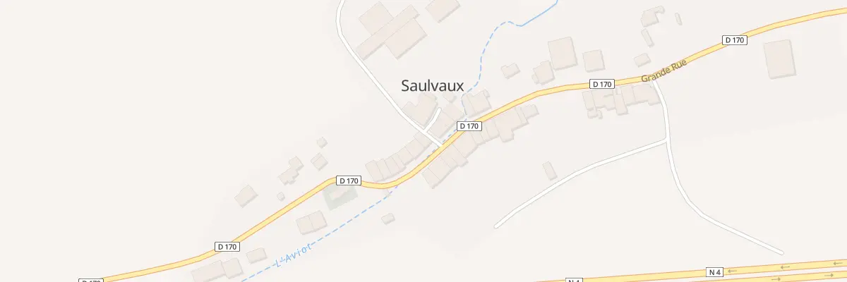 Plan du 13 Gr Grande Rue à Saulvaux