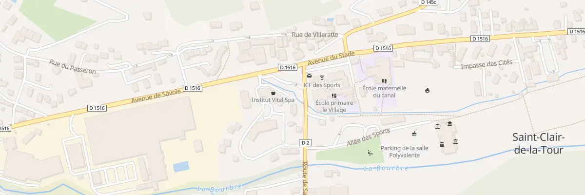 Plan du 50 Rue des Canuts à Saint-Clair-de-la-Tour