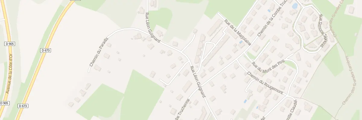 Plan du 112 Rue Léon Guignard à Dole