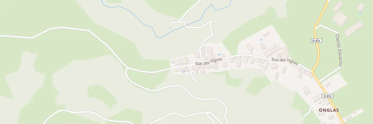 Plan du 346 Rue des Vignes à Bénonces