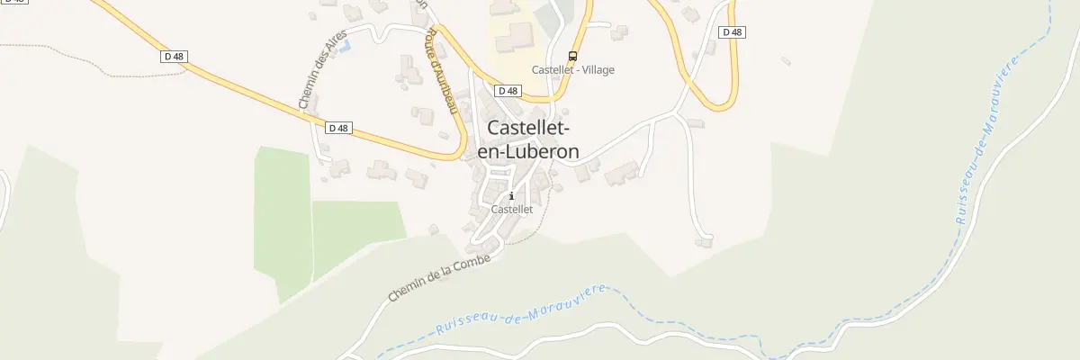 Plan du 2 Pas des Amoureux à Castellet-en-Luberon