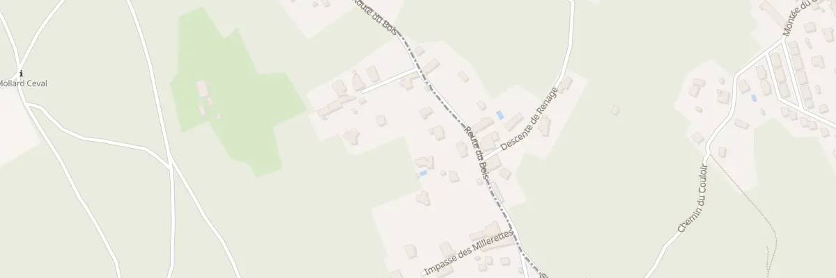Plan du 912 Rte du Bois à Beaucroissant
