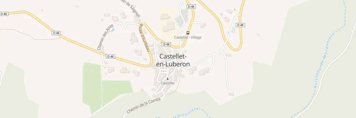 Plan du 2 Rue de l’Église à Castellet-en-Luberon