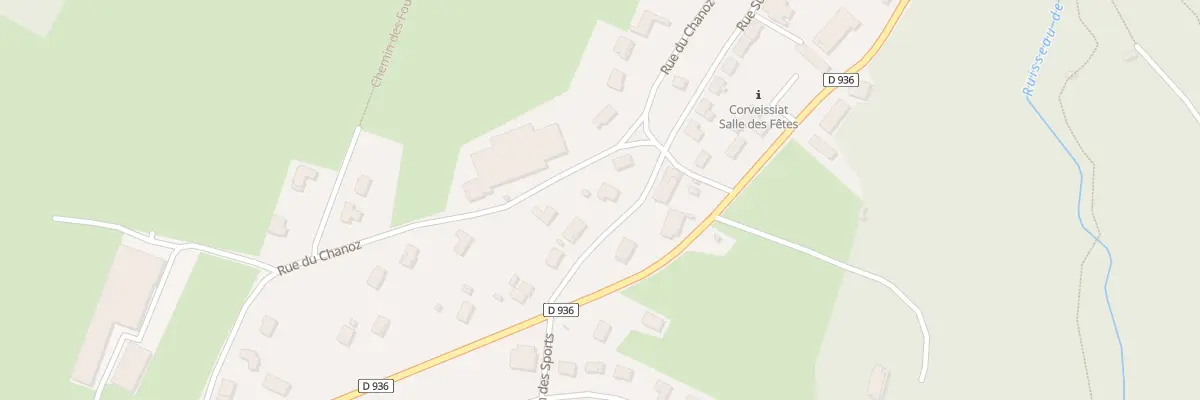 Plan du 424 Rue sur la Roche à Corveissiat