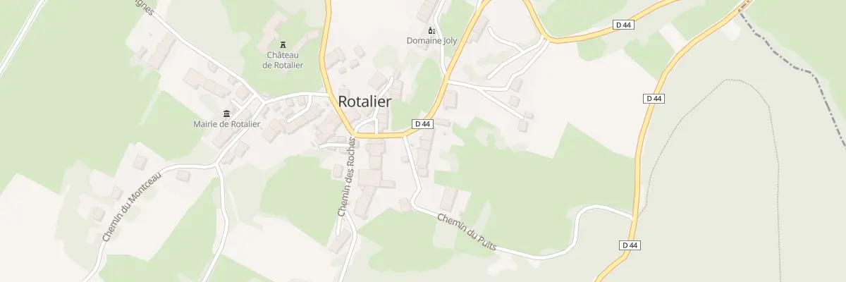 Plan du 1 Che du Puits à Rotalier