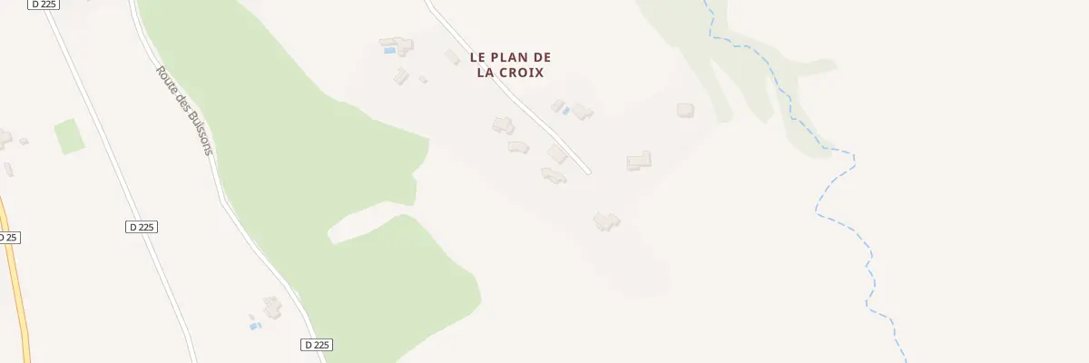 Plan du 258 Che de plan La Croix à Rosans