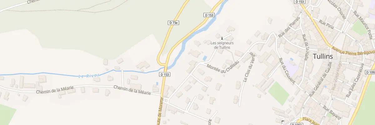 Plan du 9201 Paradis à Tullins