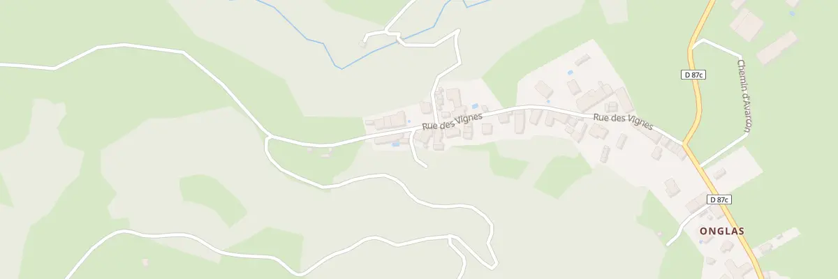 Plan du 325 Rue des Vignes à Bénonces
