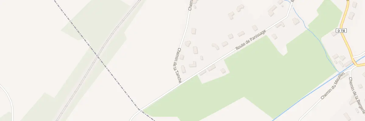 Plan du 455 Che de la Tanche à Chélieu