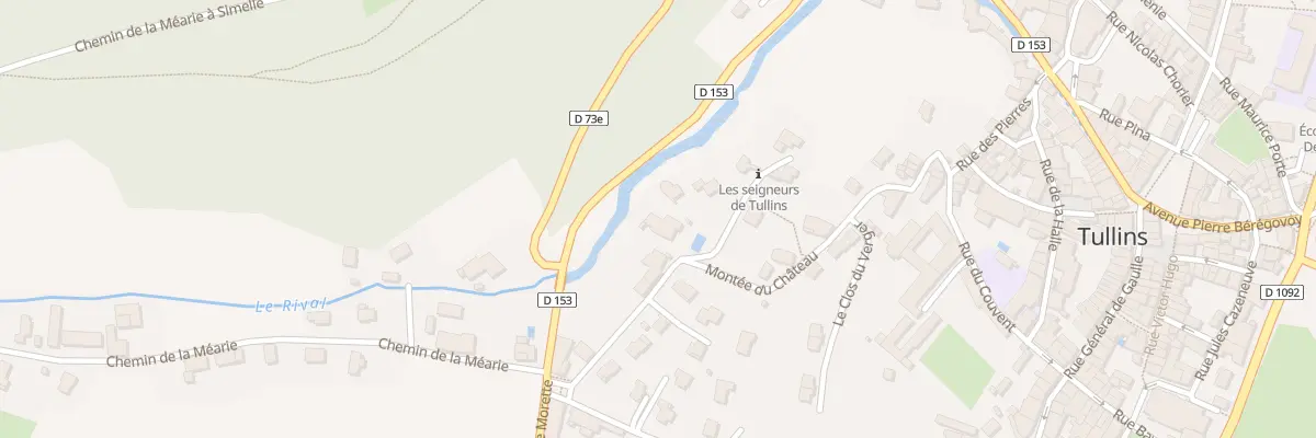 Plan du 9202 Paradis à Tullins
