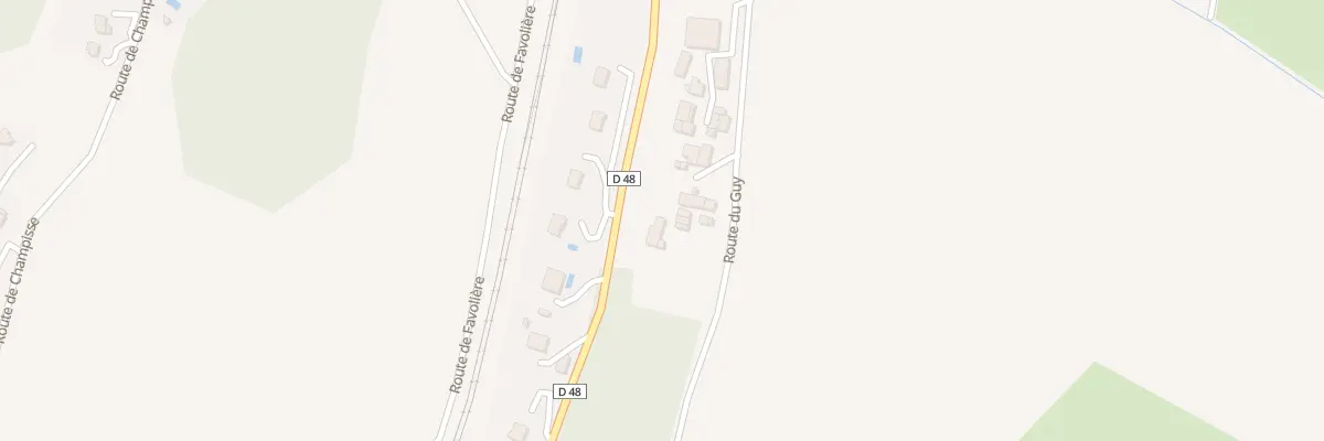 Plan du 611 Rte du Guy à Poliénas