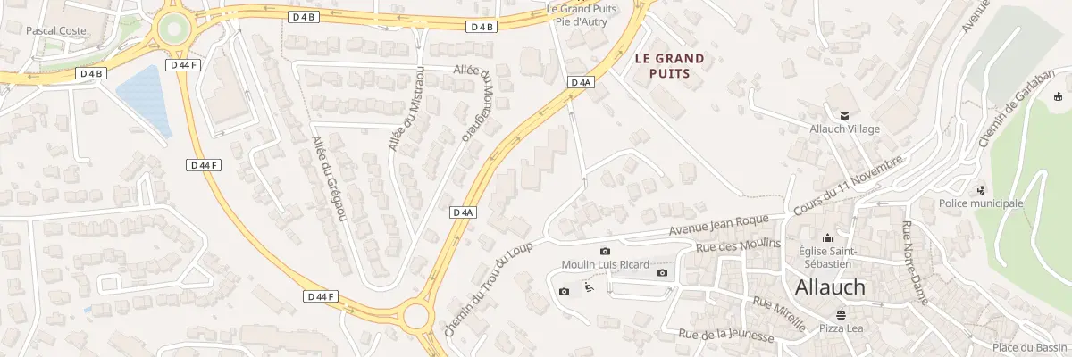 Plan du 9005 Av Jean Roque à Allauch