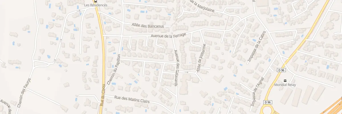 Plan du 51 Av des Galavards à Venelles
