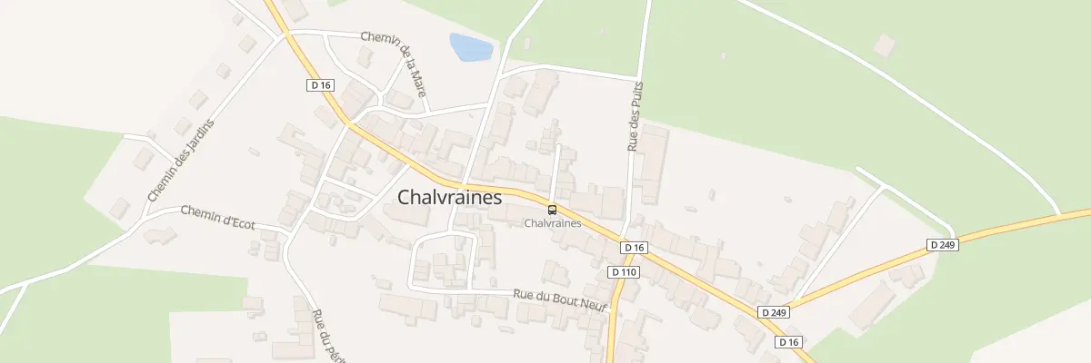 Plan du 25 Gr Grande Rue à Chalvraines