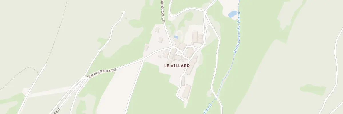 Plan du 1 Imp des Chenevriers à Gigny