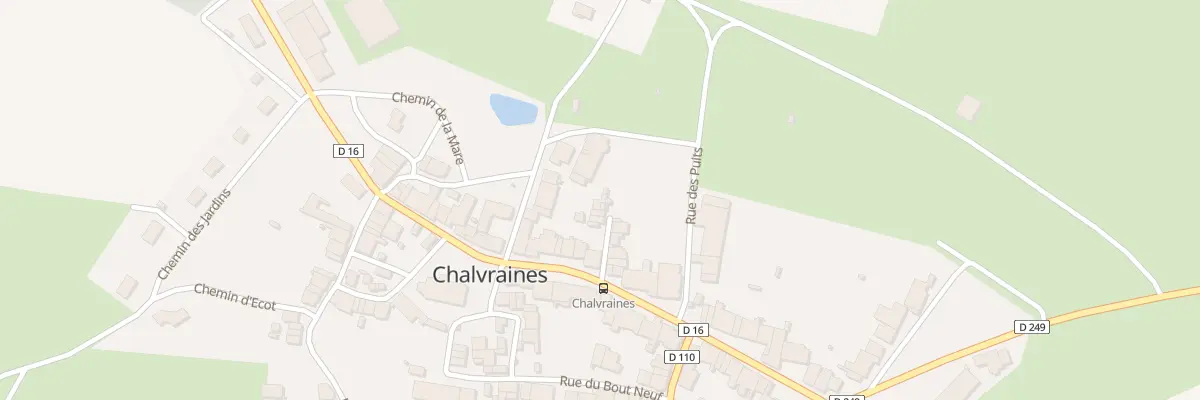 Plan du 3 La Ruellotte à Chalvraines