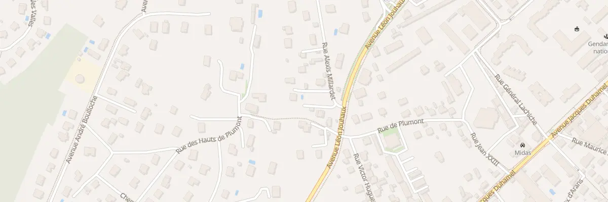 Plan du 4 Rue Alexis Millardet à Dole