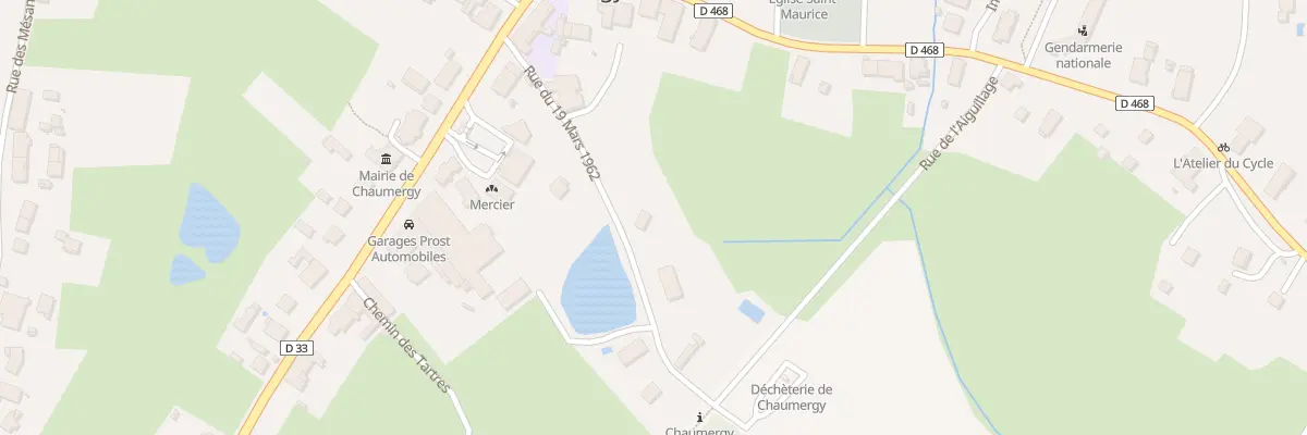 Plan du 3 Rue du 19 Mars 1962 à Chaumergy
