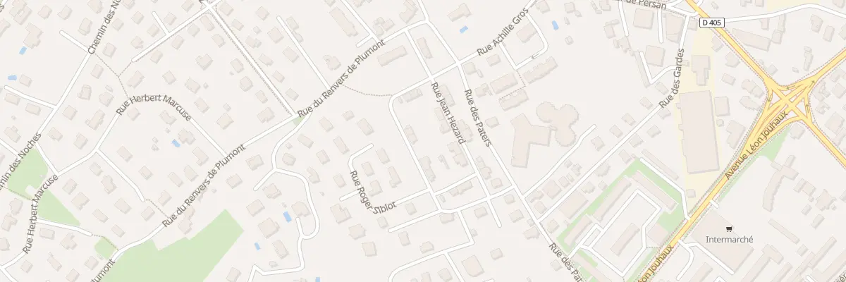 Plan du 25 Rue Roger Siblot à Dole
