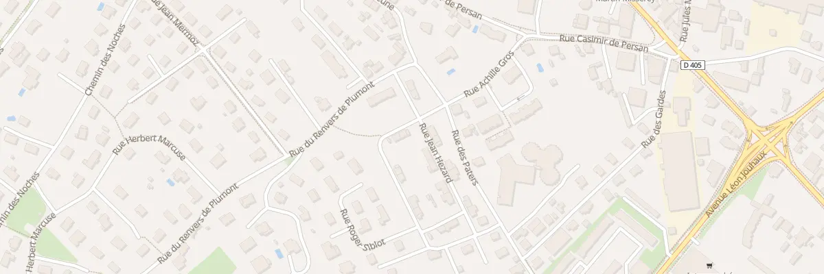 Plan du 31 Rue Roger Siblot à Dole